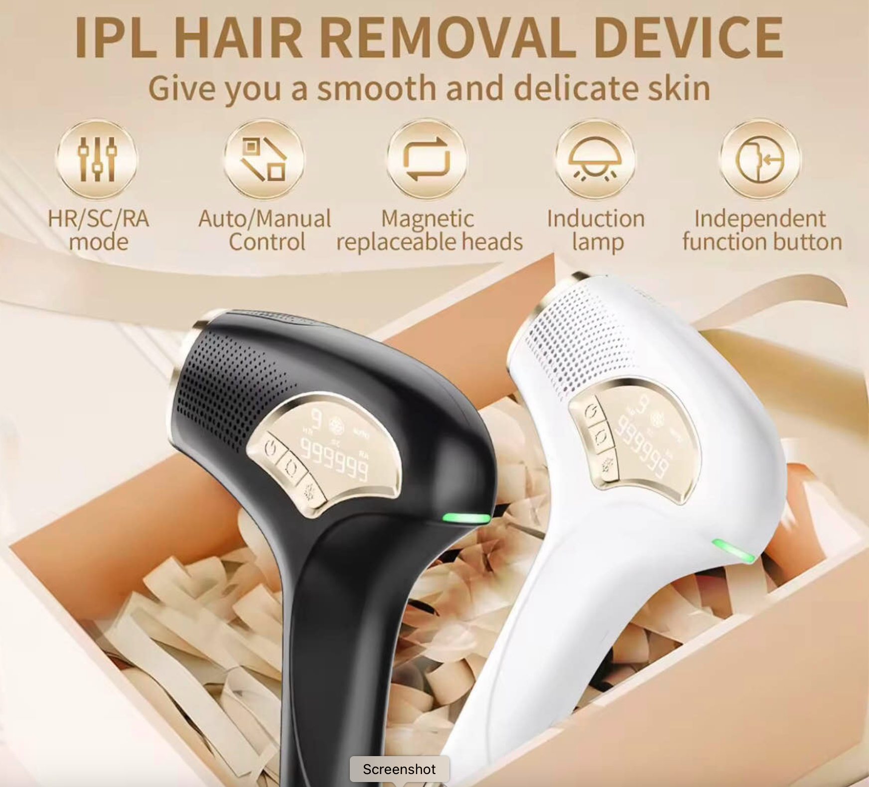 IPL Hair Removal Device