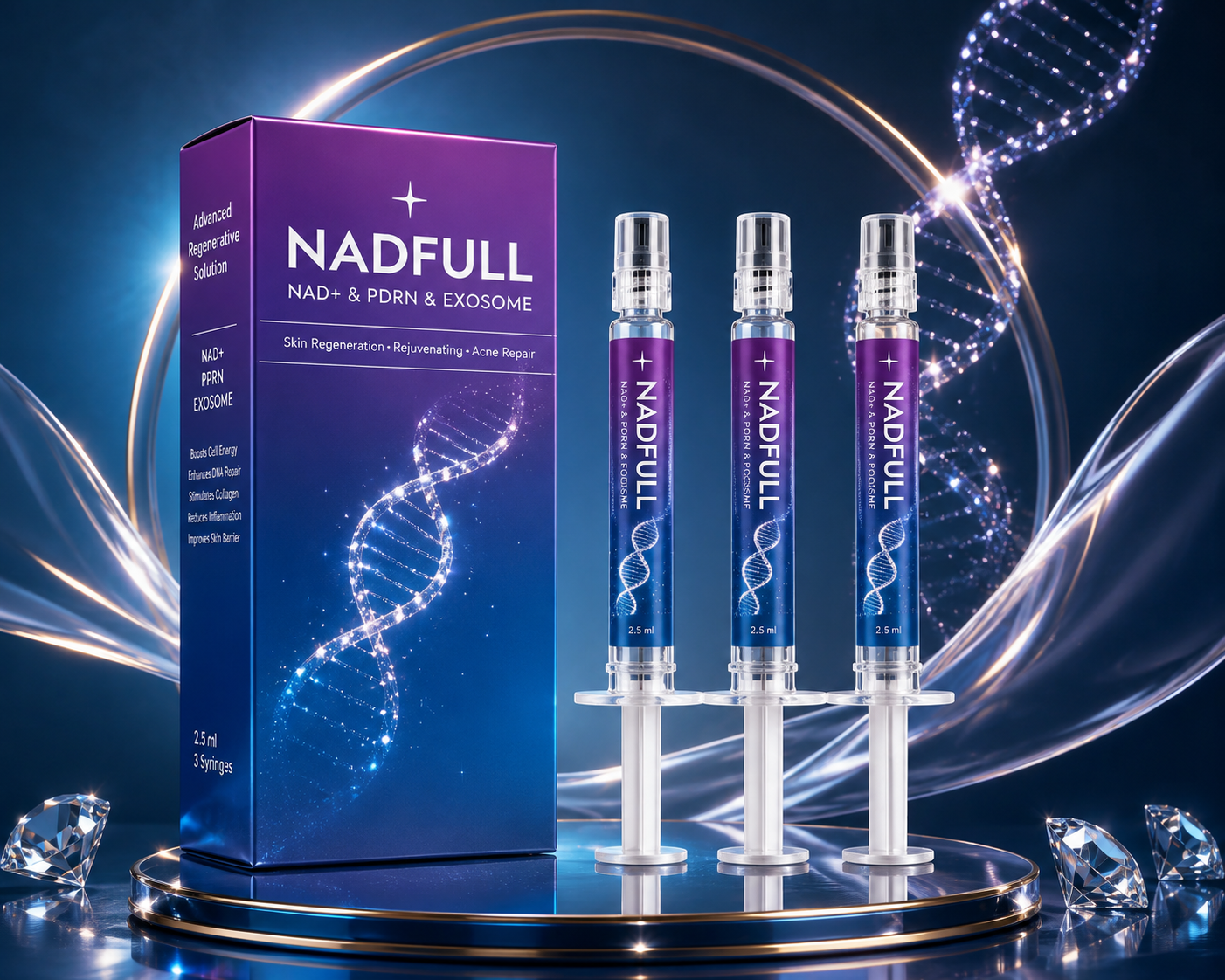NADFULL+ (NAD+ • PDRN • EXOSOME 3x2.5ml)