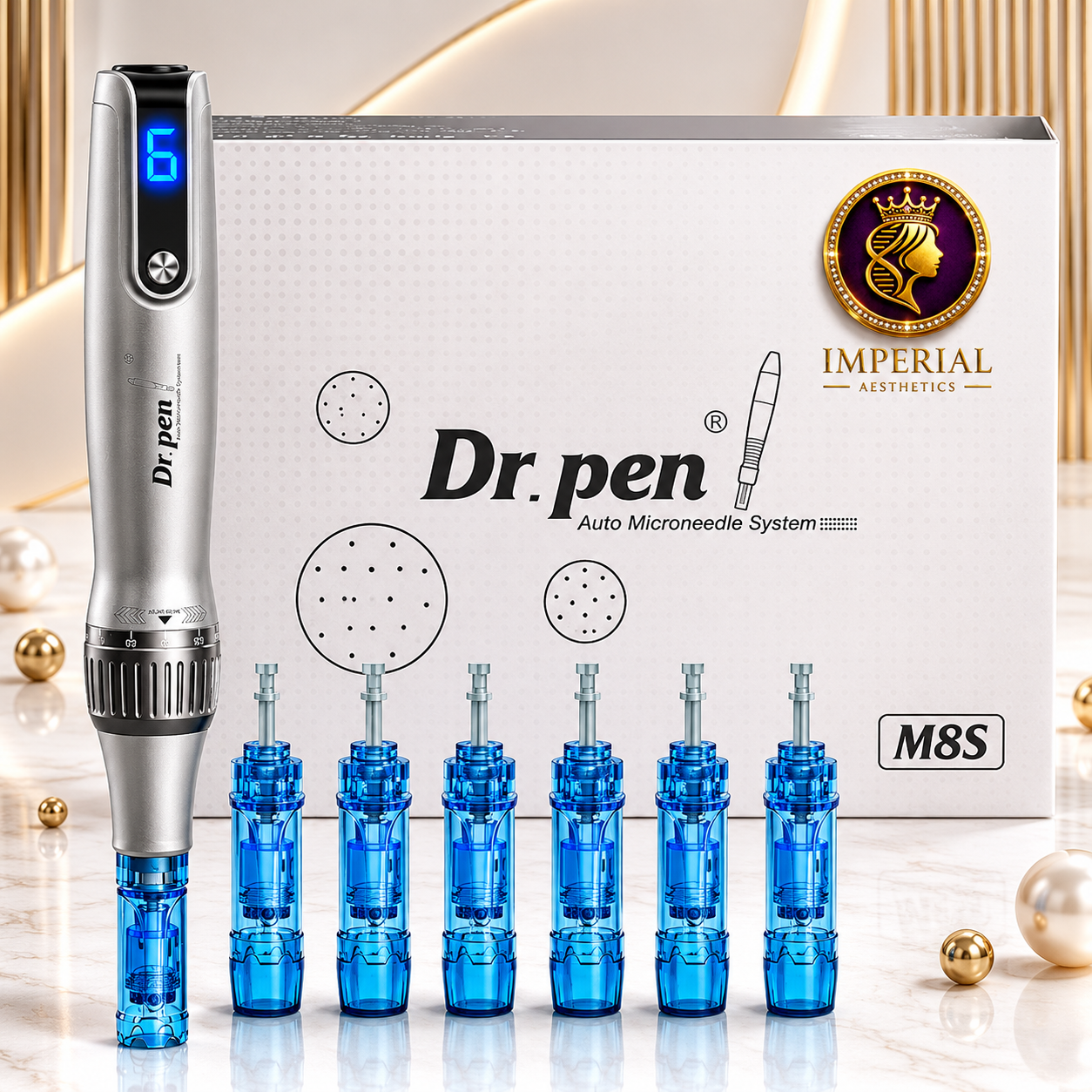 Dr. pen Ultima M8S Microneedling ( 9 Cartridges)
